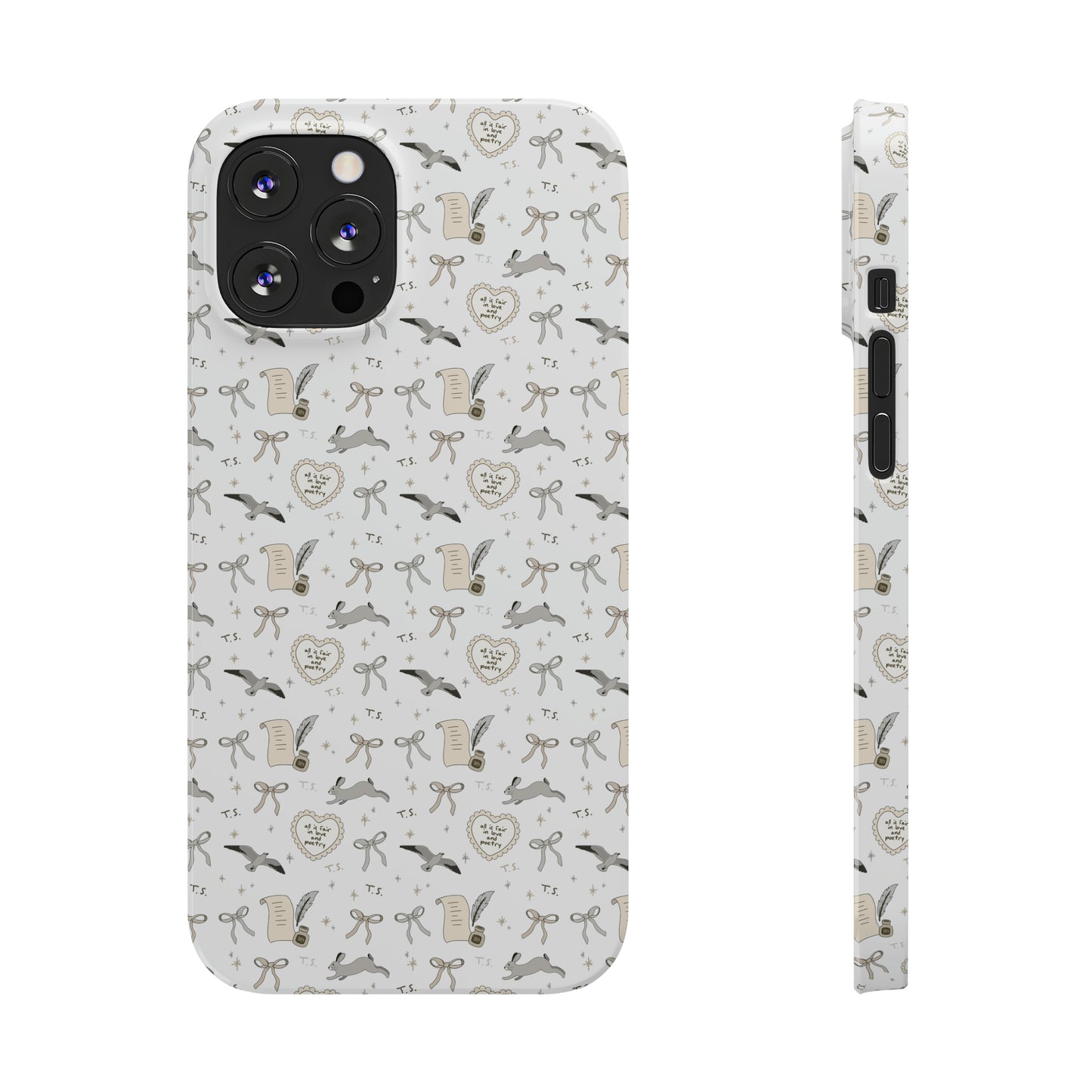 Love and Poetry Slim Phone Case