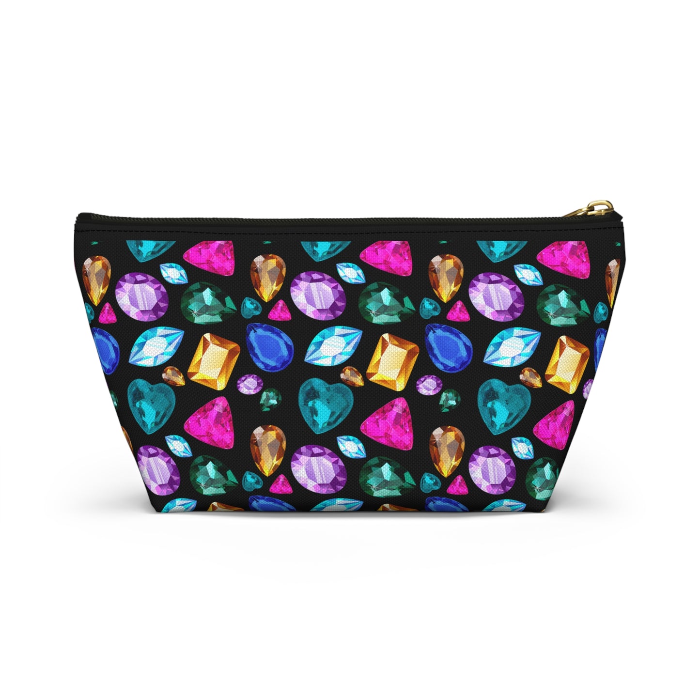 Bejeweled Accessory Pouch - Black