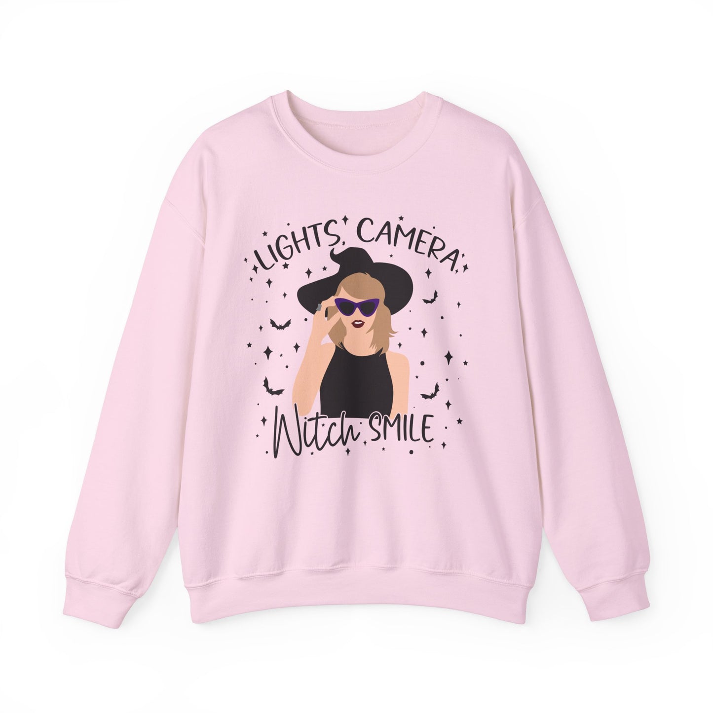 Lights, Camera, Witch, Smile! Soft Crewneck Sweatshirt