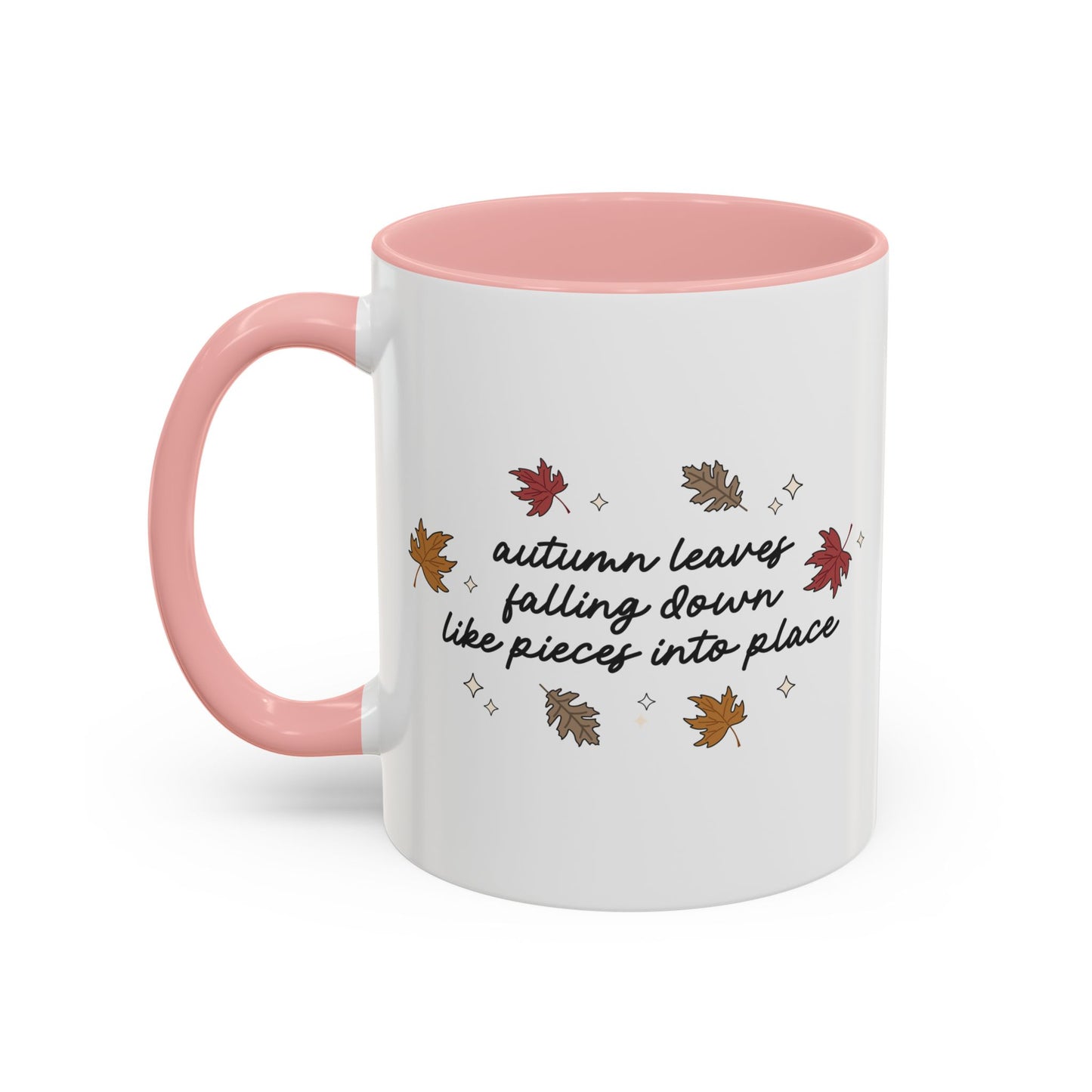 Autumn Leaves Falling Down Coffee Mug, 11oz