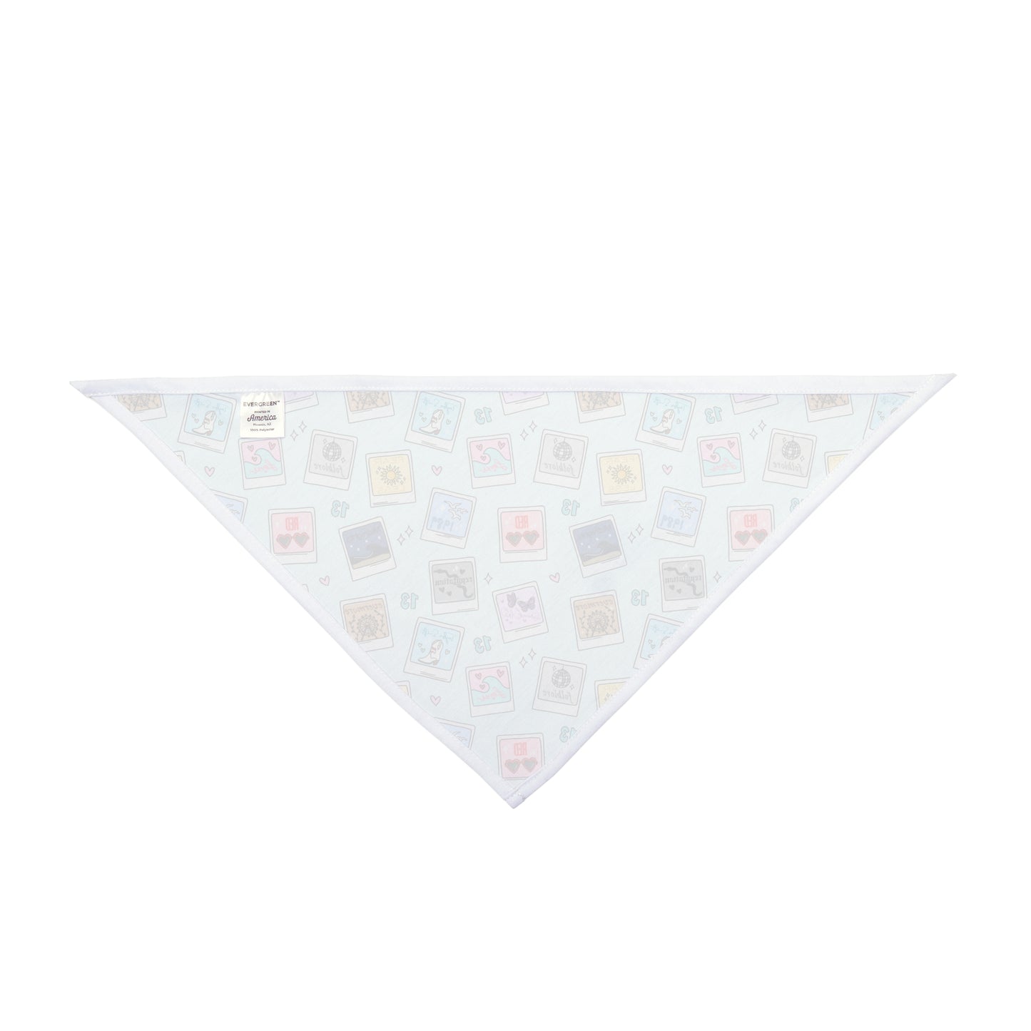 Eras Polaroids Pet Bandana