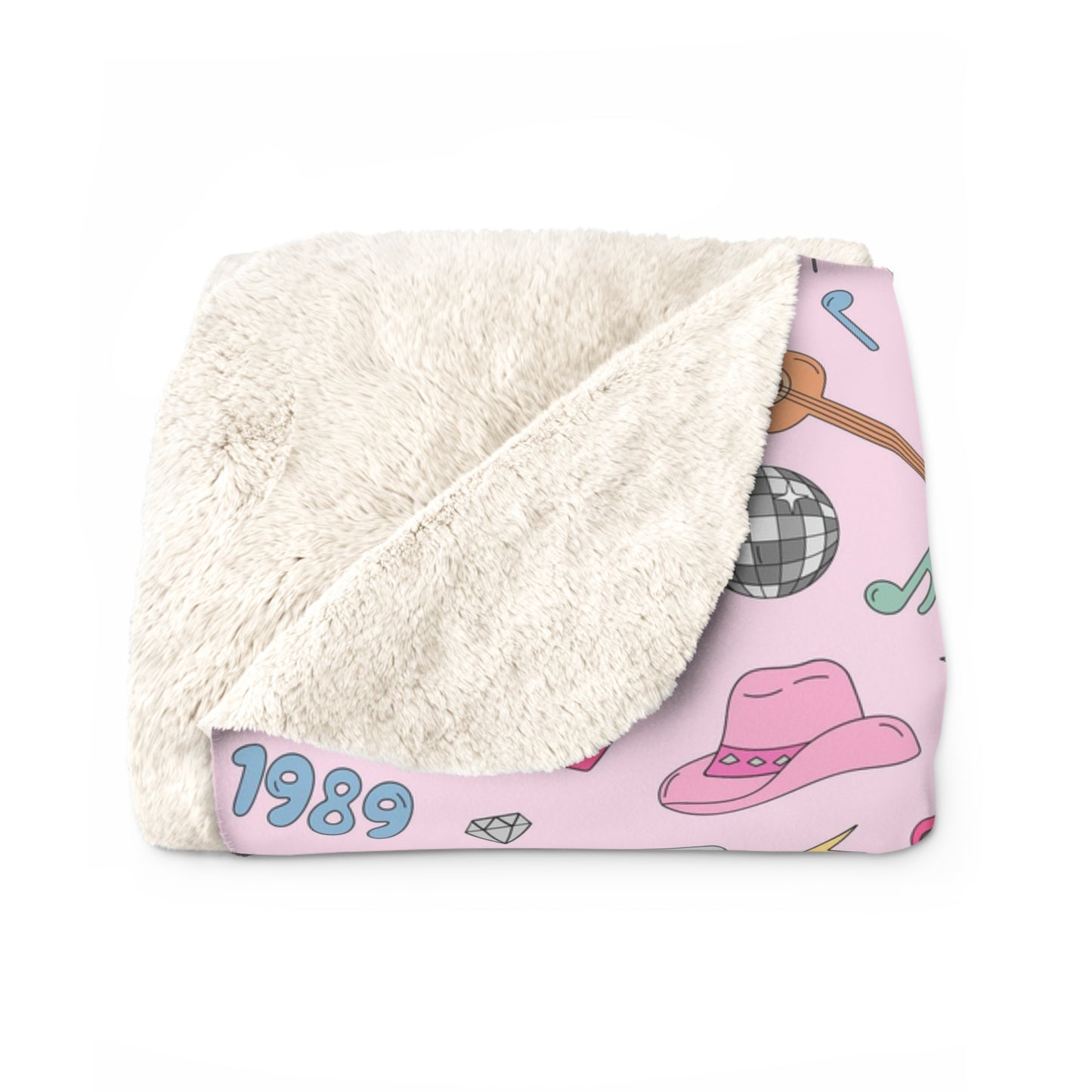 Miss Americana Sherpa Fleece Blanket