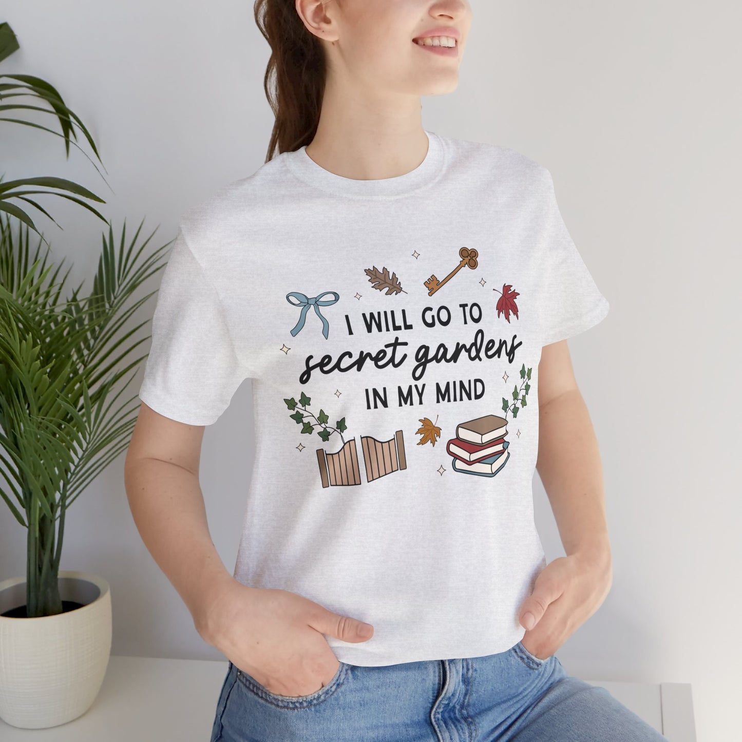 Secret Gardens In My Mind Unisex Jersey Short Sleeve Tee