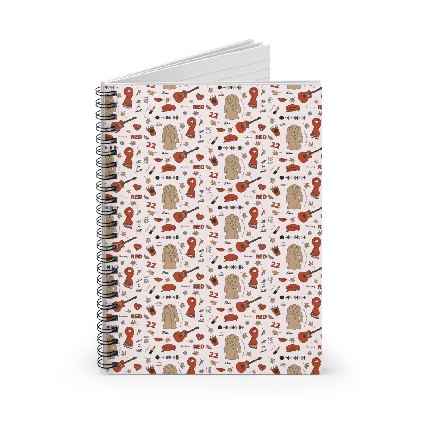 Red Era Spiral Notebook - Ruled Line