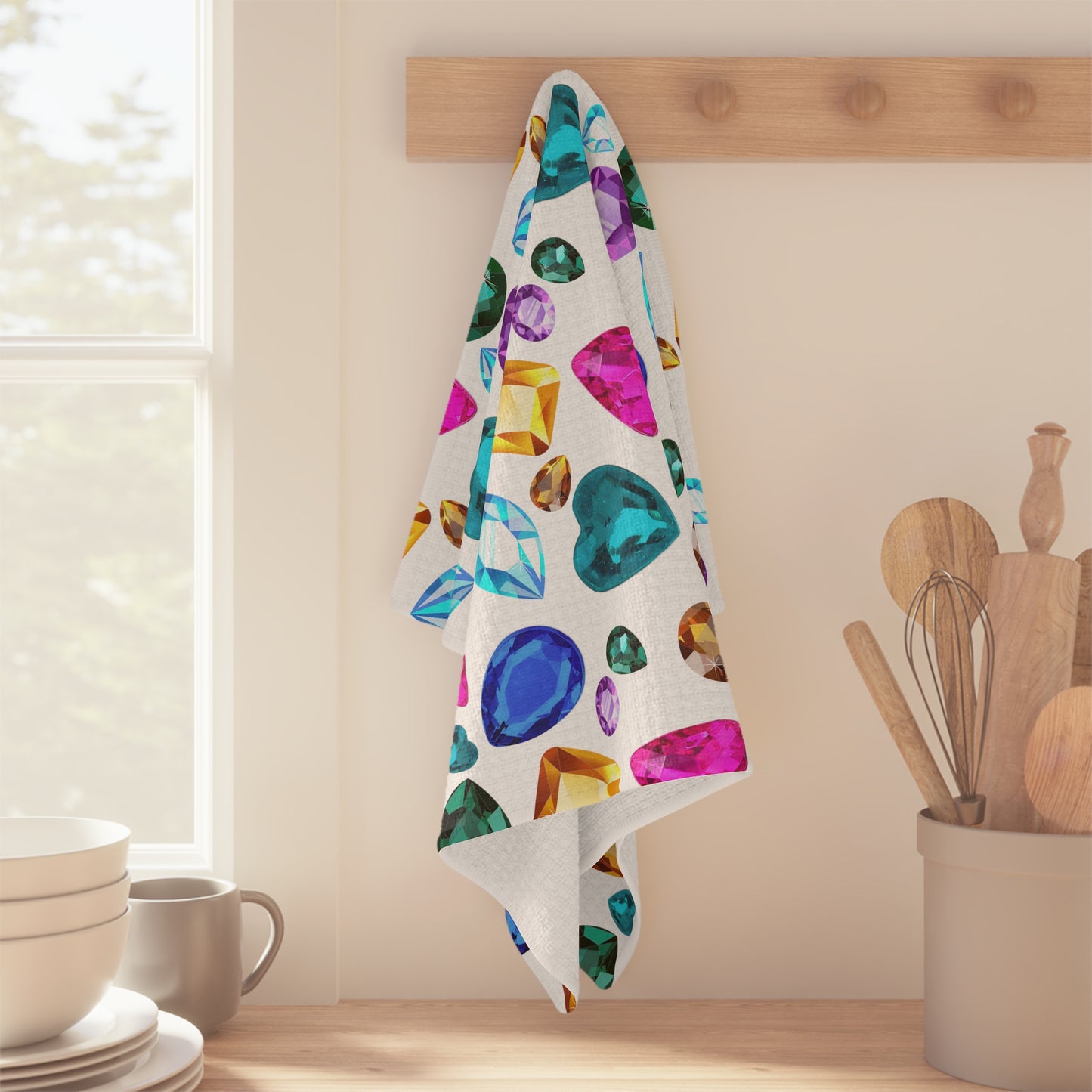 Bejeweled Soft Tea Towel