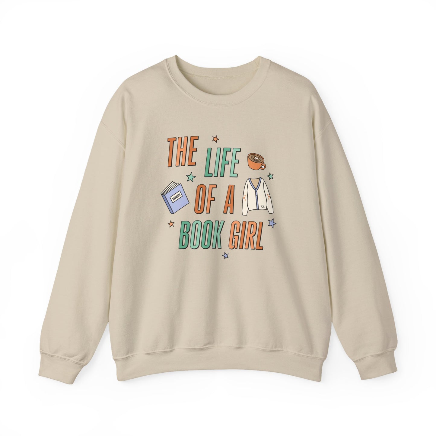 The Life of a Book Girl Soft Crewneck Sweatshirt