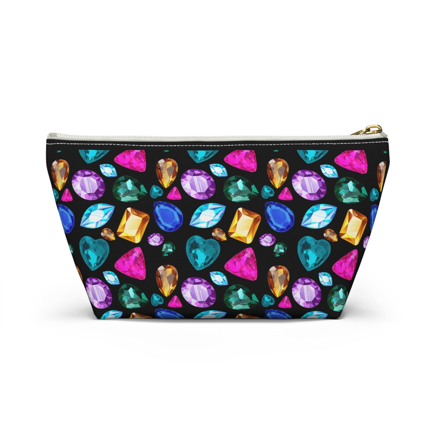 Bejeweled Accessory Pouch - Black