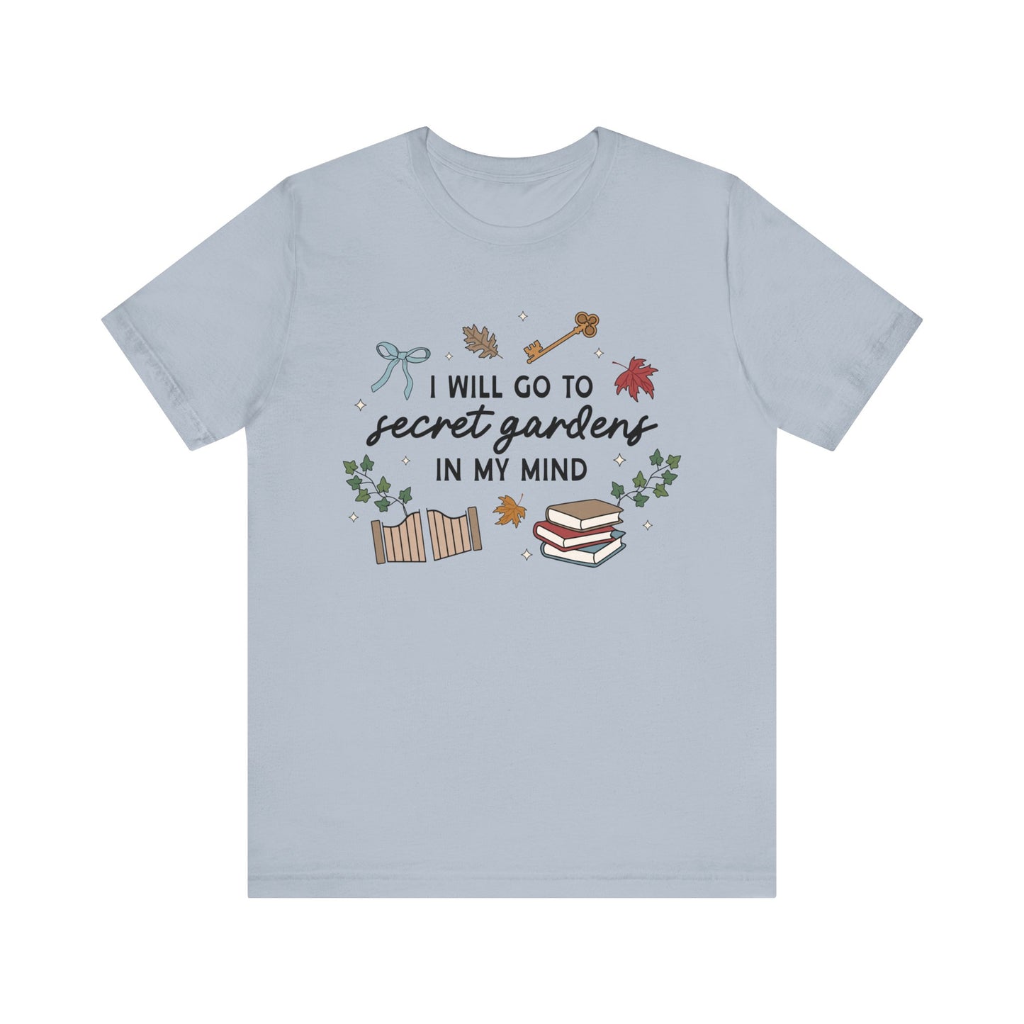 Secret Gardens In My Mind Unisex Jersey Short Sleeve Tee