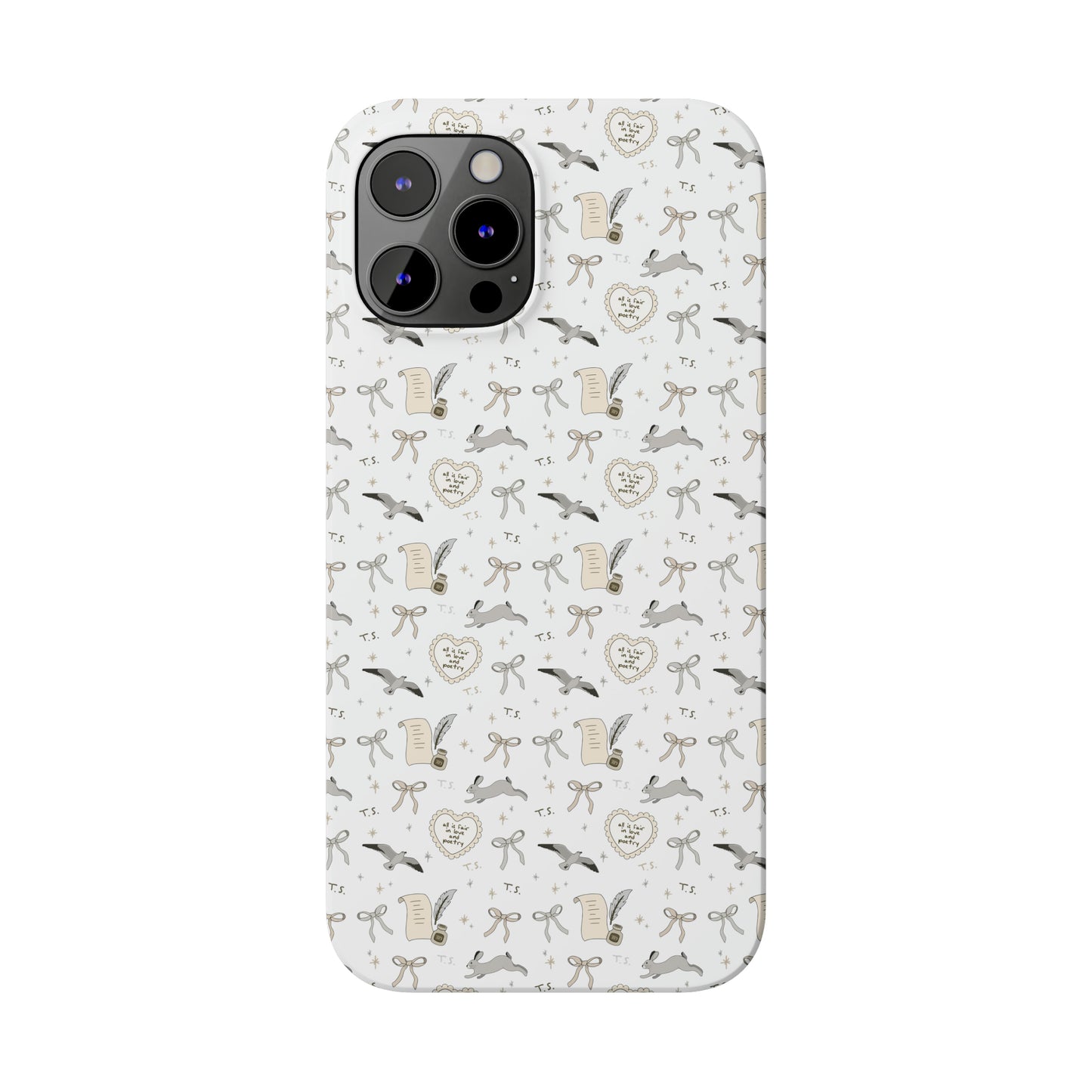 Love and Poetry Slim Phone Case