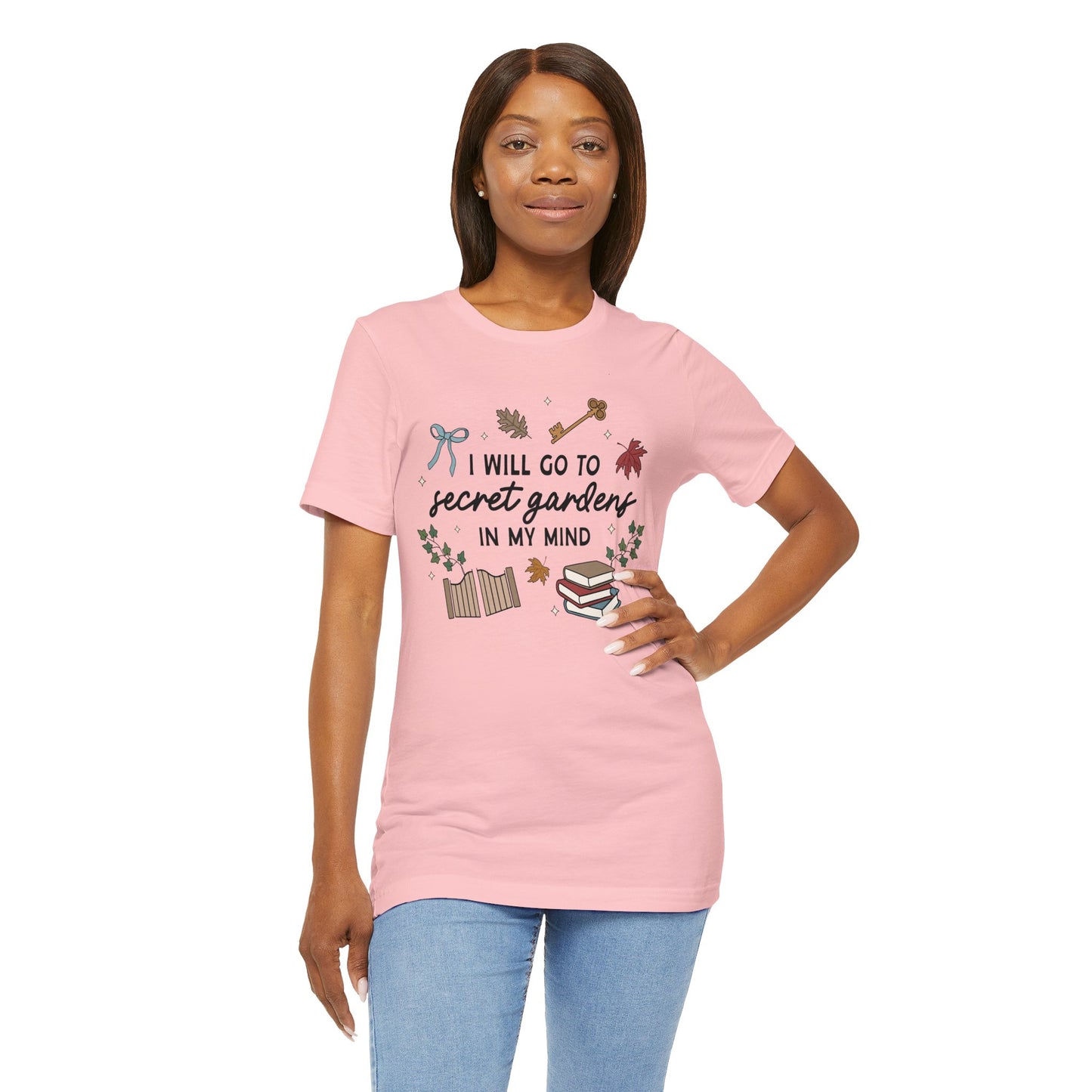 Secret Gardens In My Mind Unisex Jersey Short Sleeve Tee