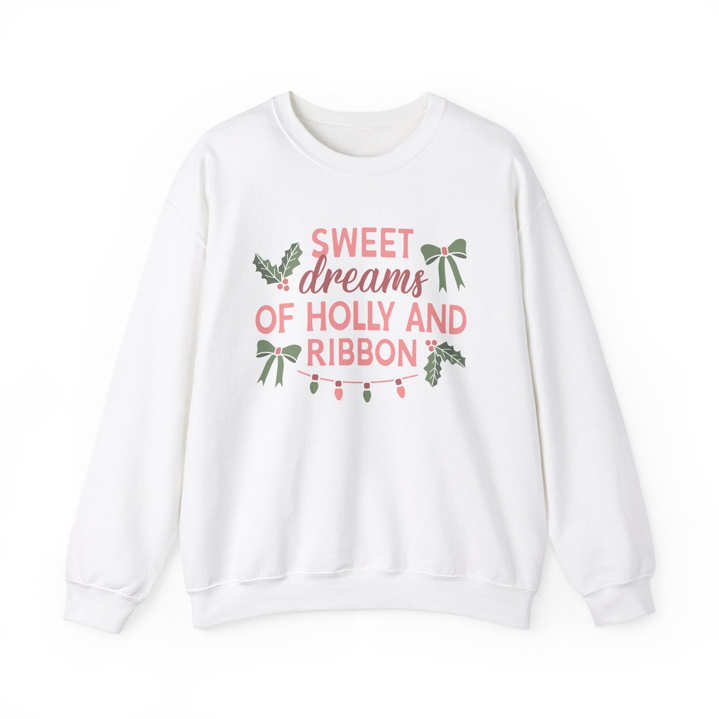 Holly and Ribbon Crewneck Sweatshirt