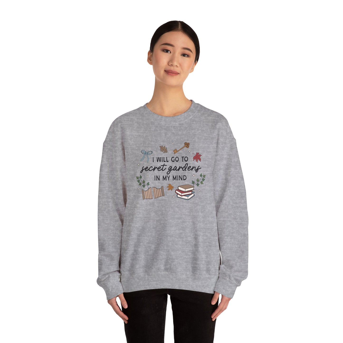 Secret Gardens in My Mind Soft Crewneck Sweatshirt