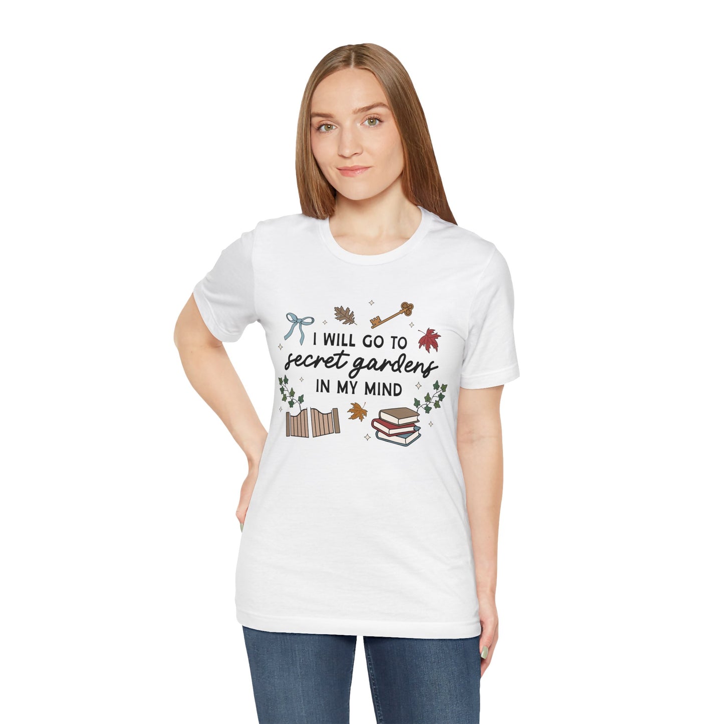 Secret Gardens In My Mind Unisex Jersey Short Sleeve Tee