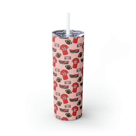 Football Era Tumbler with Straw, 20oz