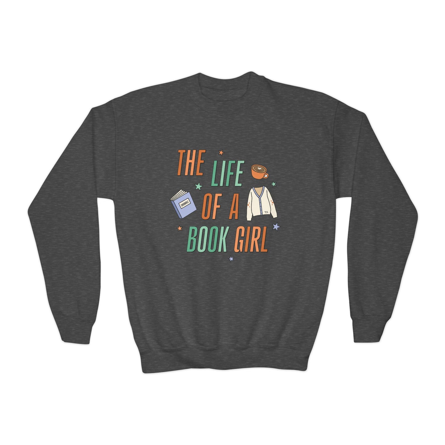 Life of a Book Girl Kids Sweatshirt