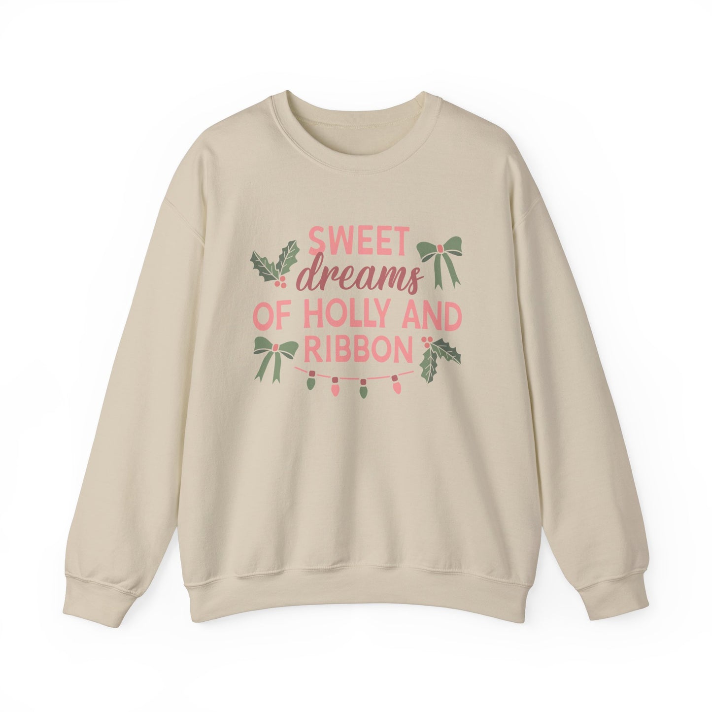 Holly and Ribbon Crewneck Sweatshirt