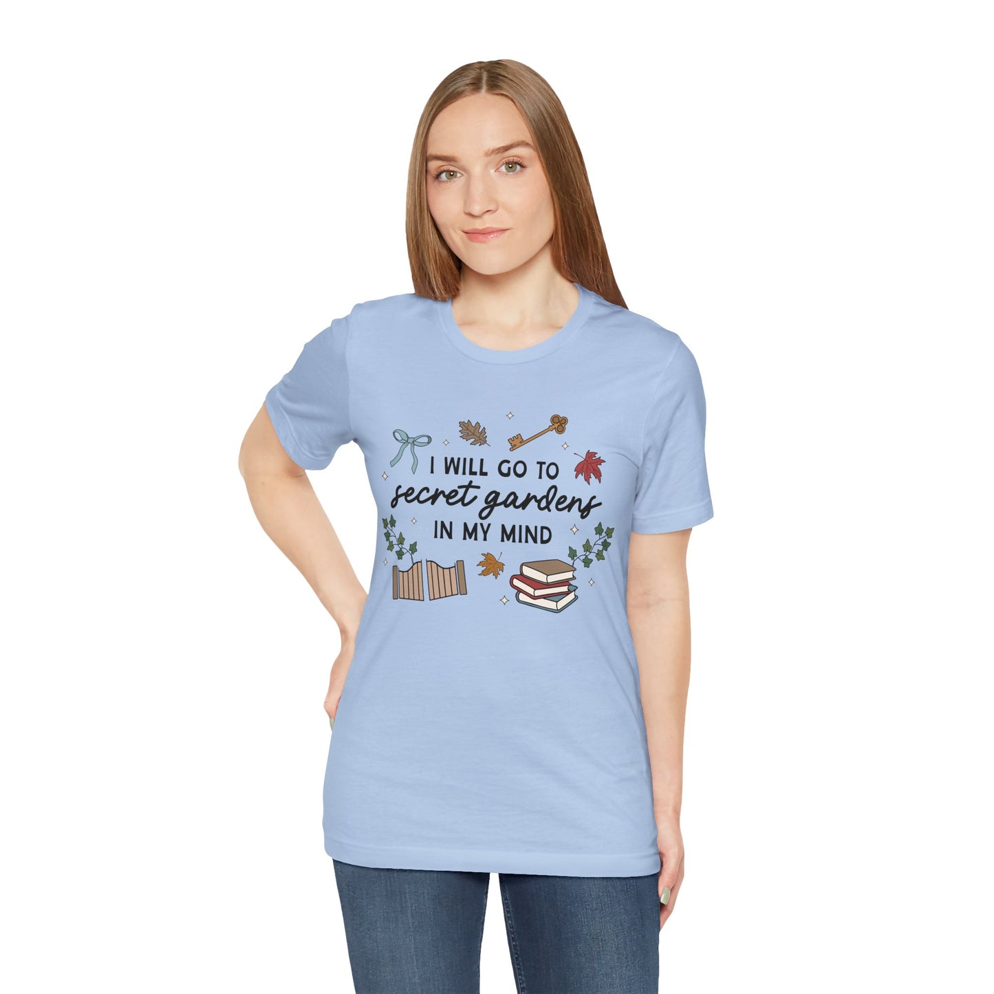 Secret Gardens In My Mind Unisex Jersey Short Sleeve Tee