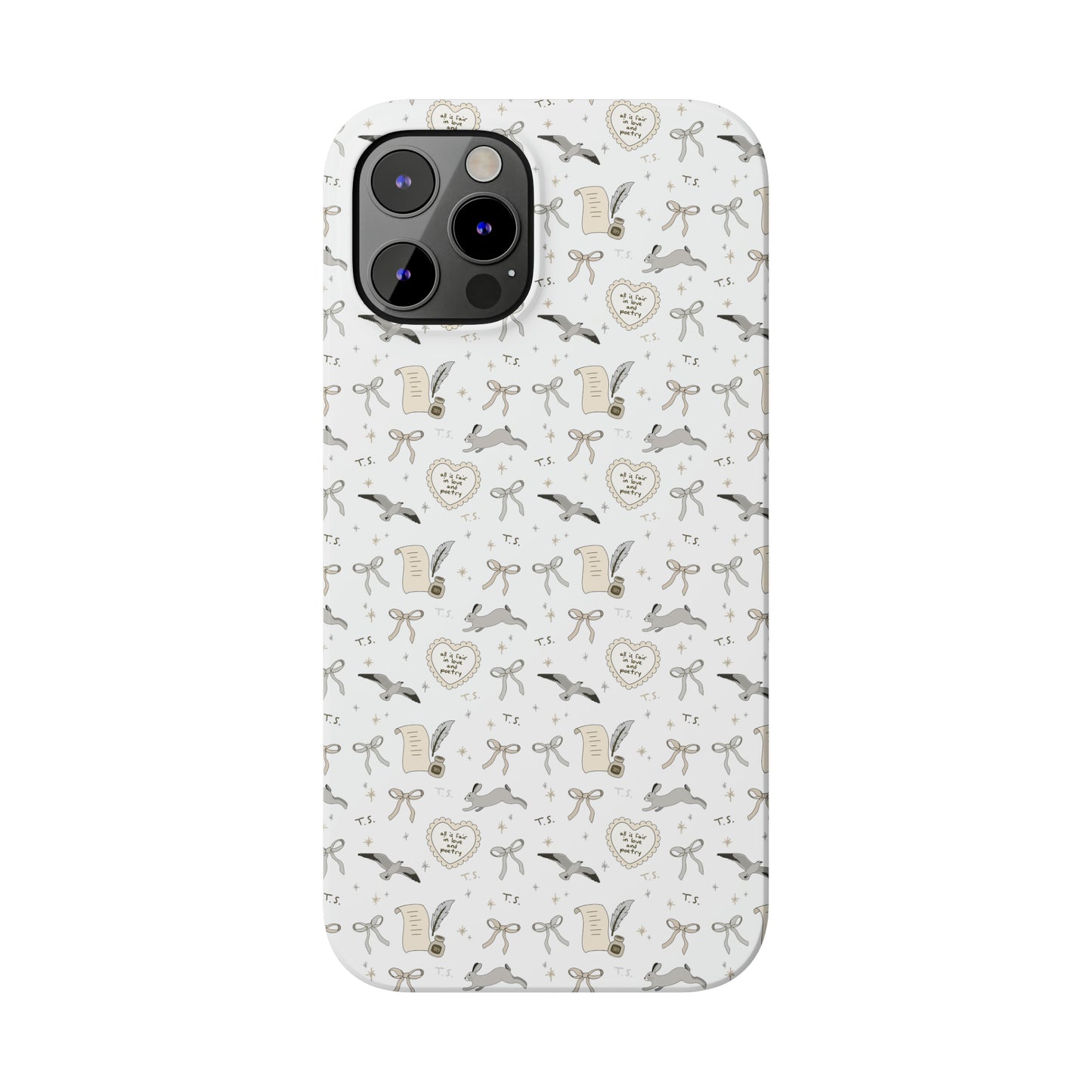 Love and Poetry Slim Phone Case