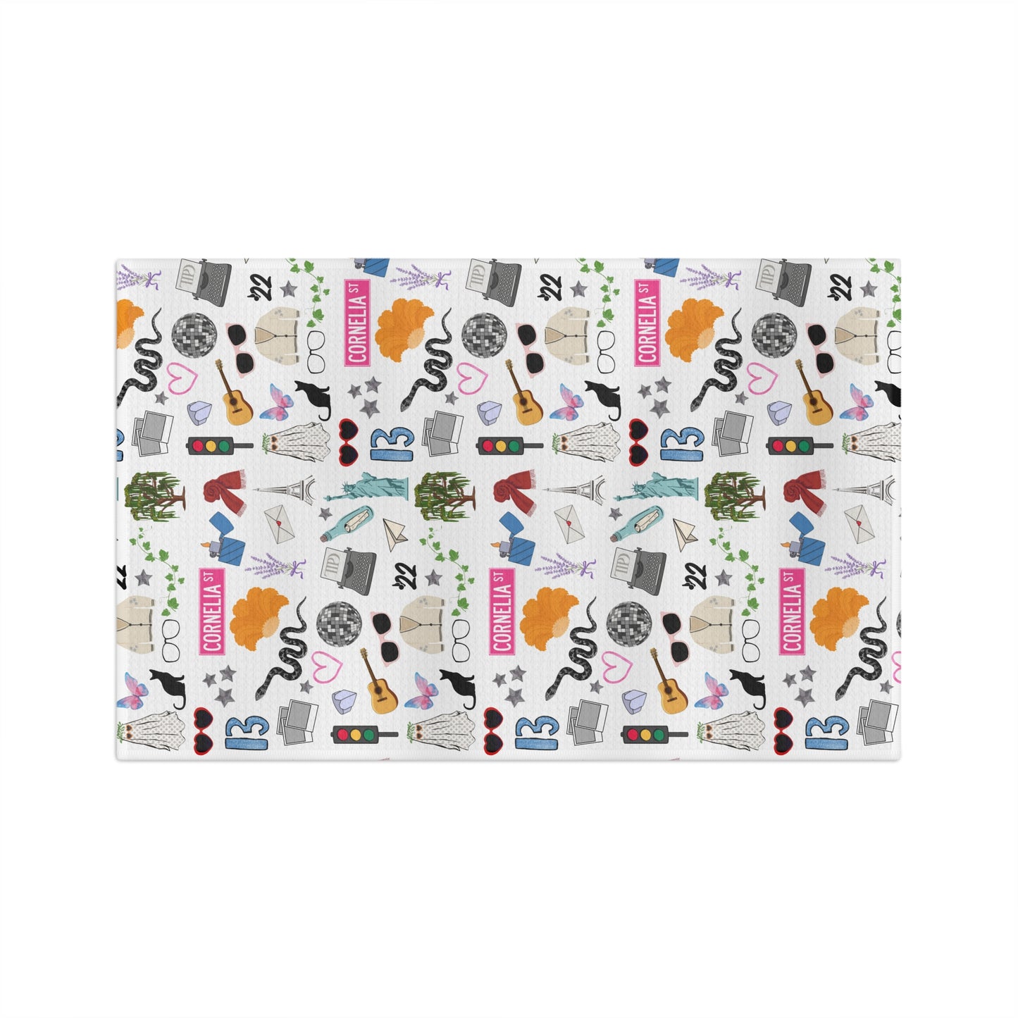 Iconic Eras Tea Towel - Dazzling White