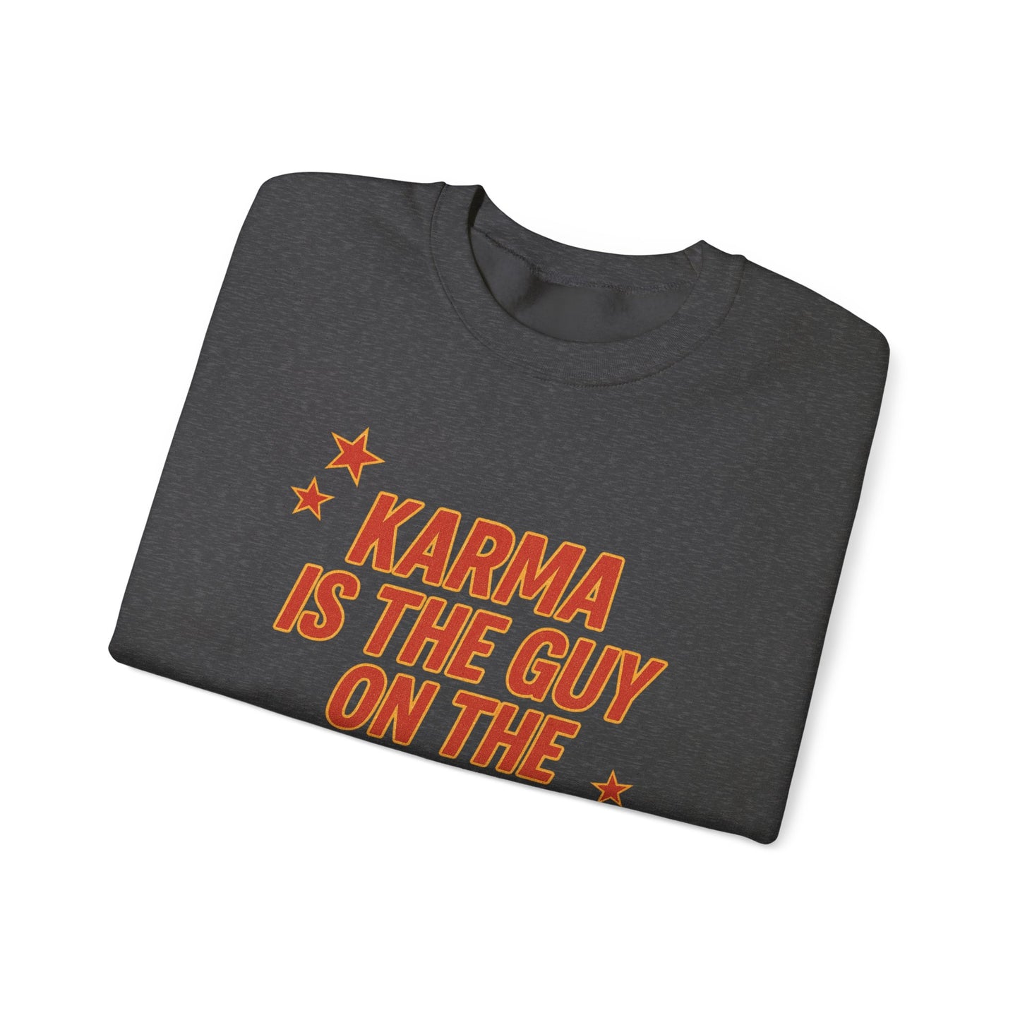 Guy on The Chiefs Crewneck Sweatshirt