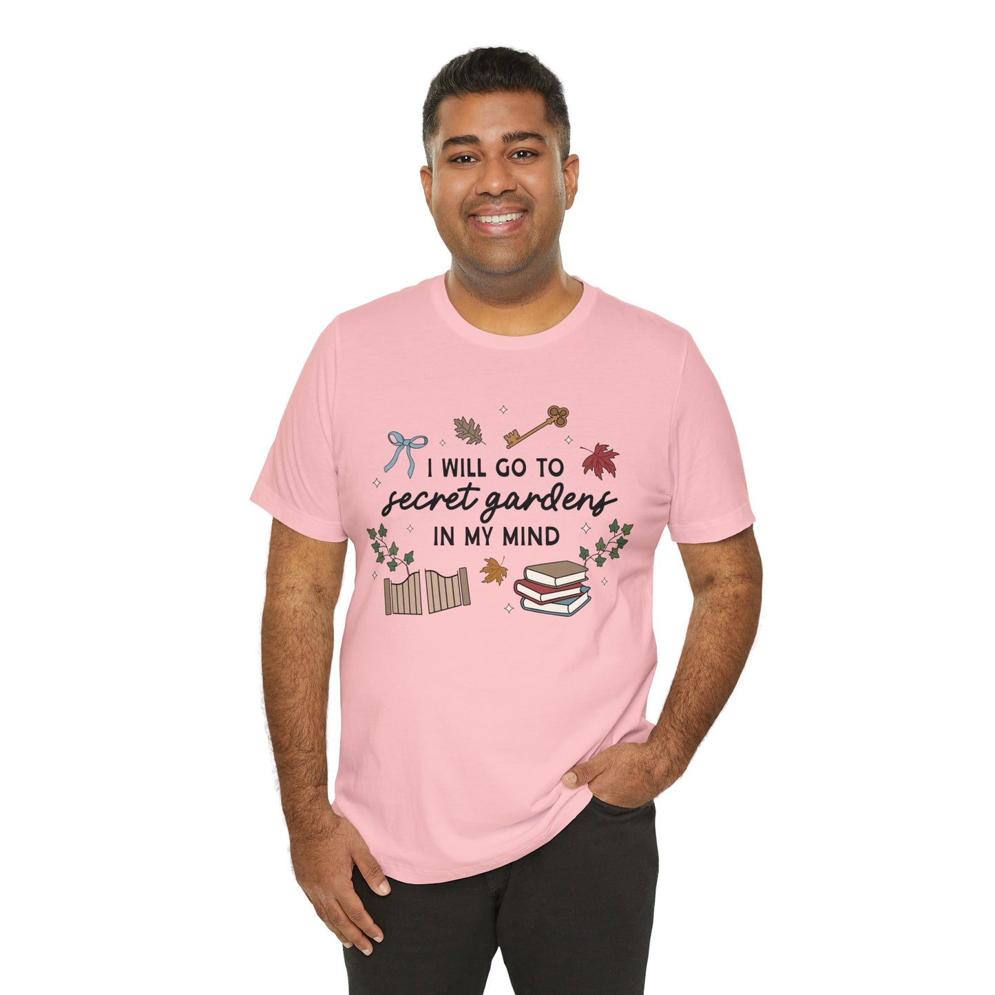 Secret Gardens In My Mind Unisex Jersey Short Sleeve Tee