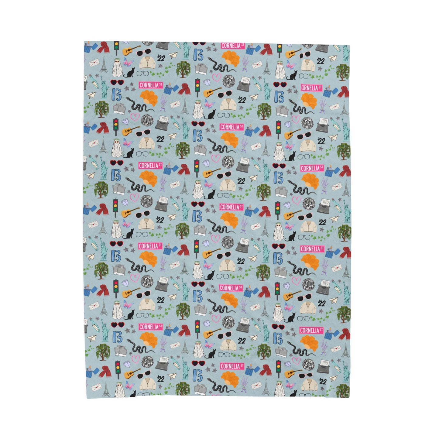 Iconic Eras (TS 12) Velveteen Plush Blanket- Opalite