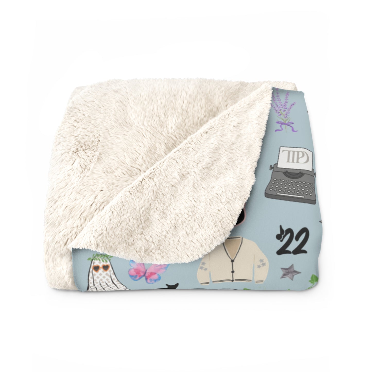 Iconic Eras Sherpa Fleece Blanket - Opalite