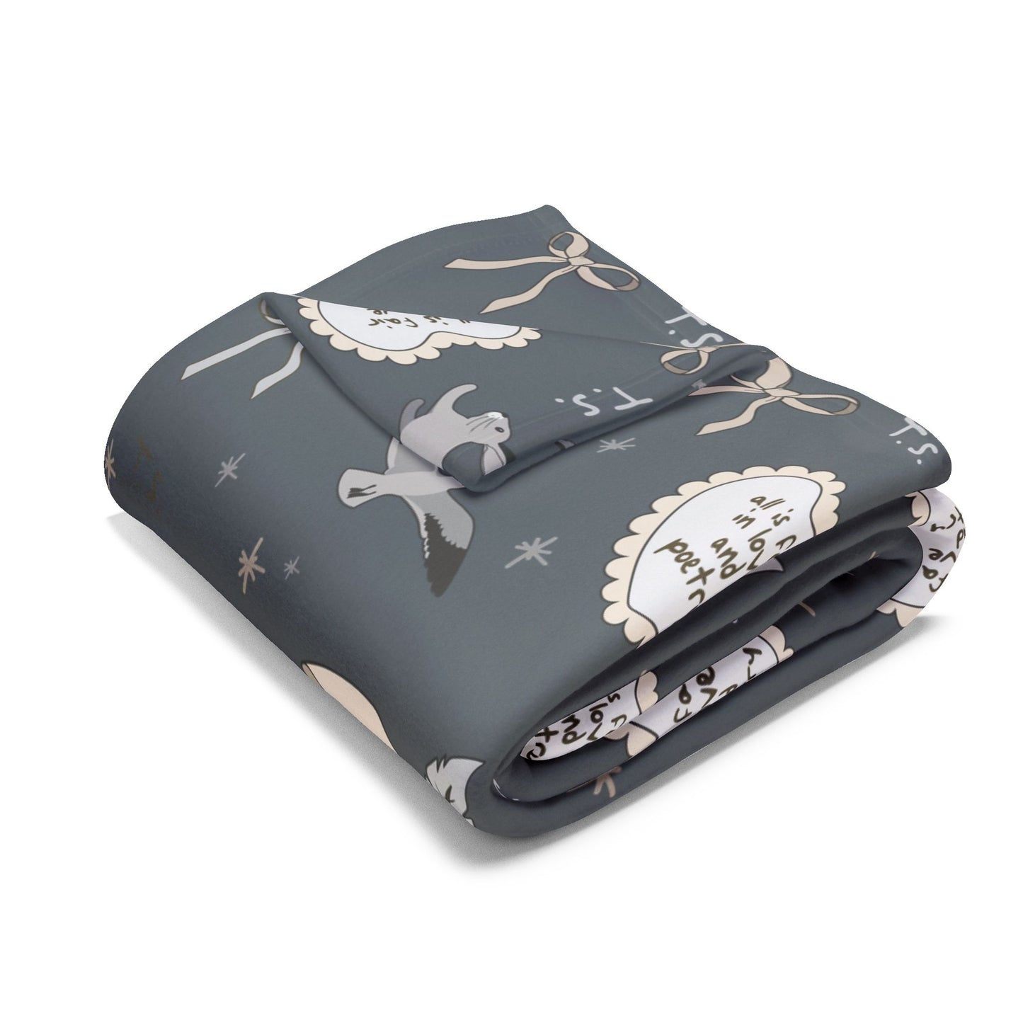 Love and Poetry Arctic Fleece Blanket