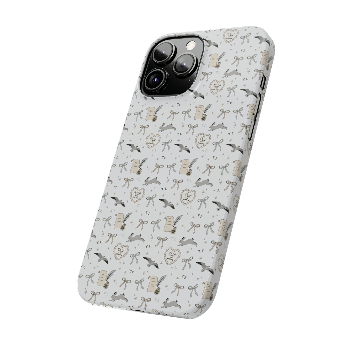 Love and Poetry Slim Phone Case