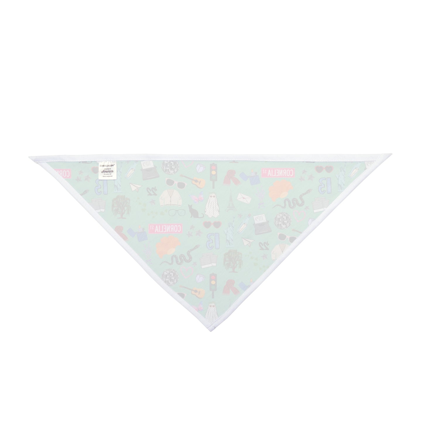 Iconic Eras Dog Bandana - Showgirl Green