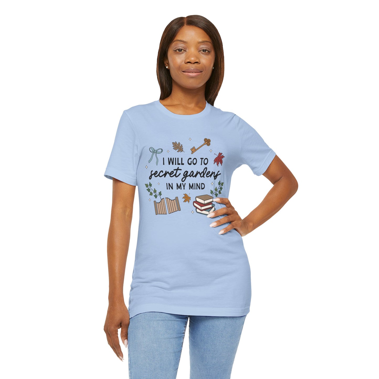 Secret Gardens In My Mind Unisex Jersey Short Sleeve Tee