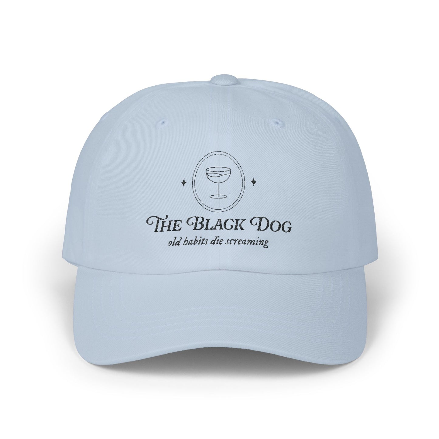 The Black Dog Embroidered Dad Hat