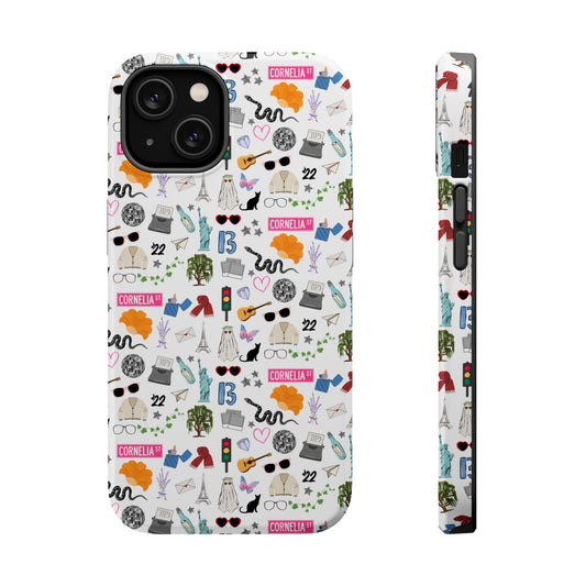 Iconic Eras (TS 12) MagSafe Tough Phone Case - Dazzling White