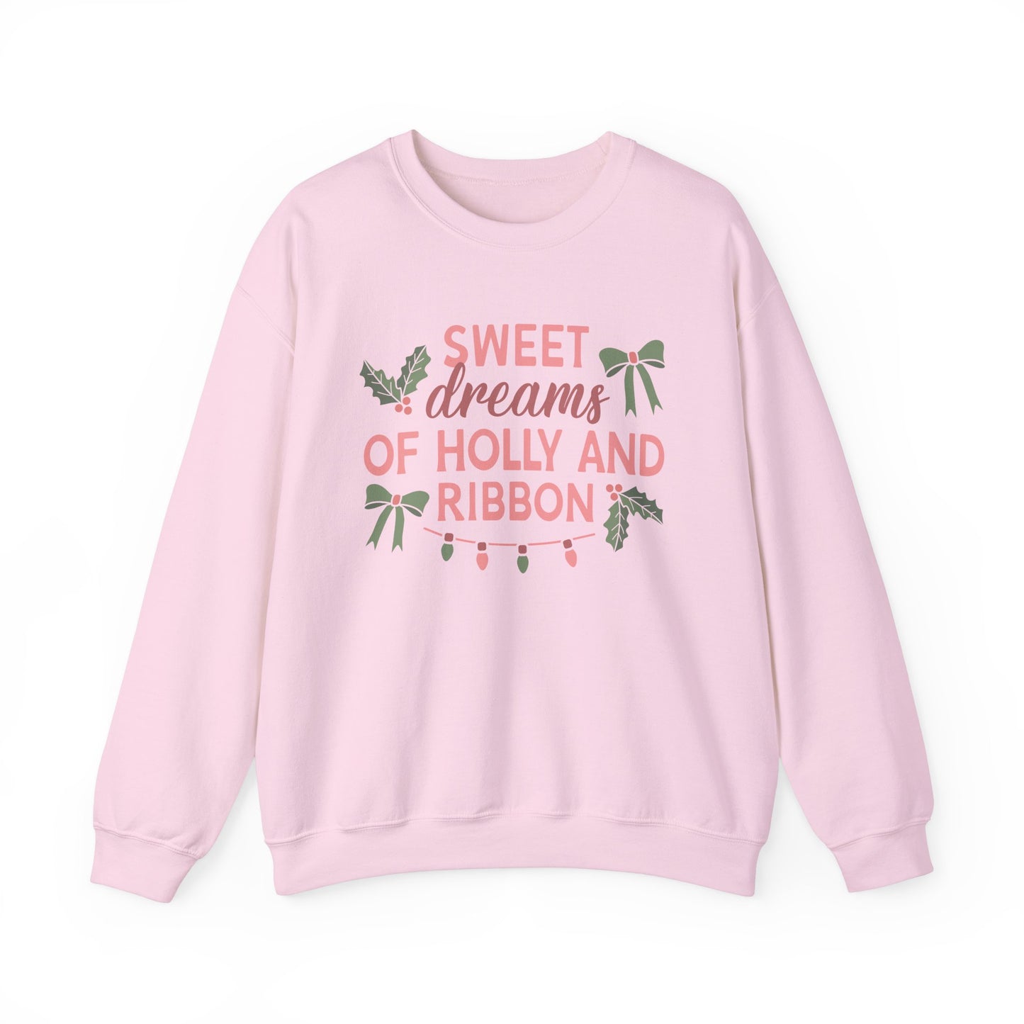 Holly and Ribbon Crewneck Sweatshirt