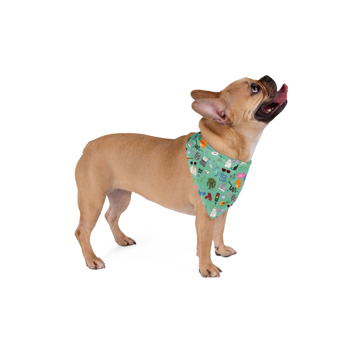 Iconic Eras Dog Bandana - Showgirl Green