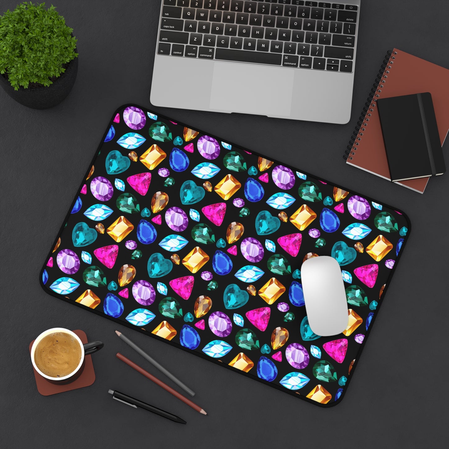 Bejeweled Desk Mat