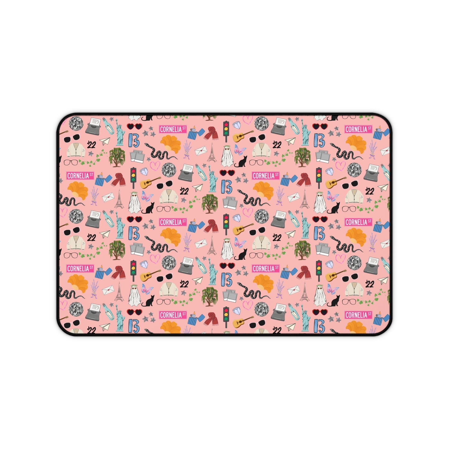 Iconic Eras Desk Mat - Showgirl Rouge