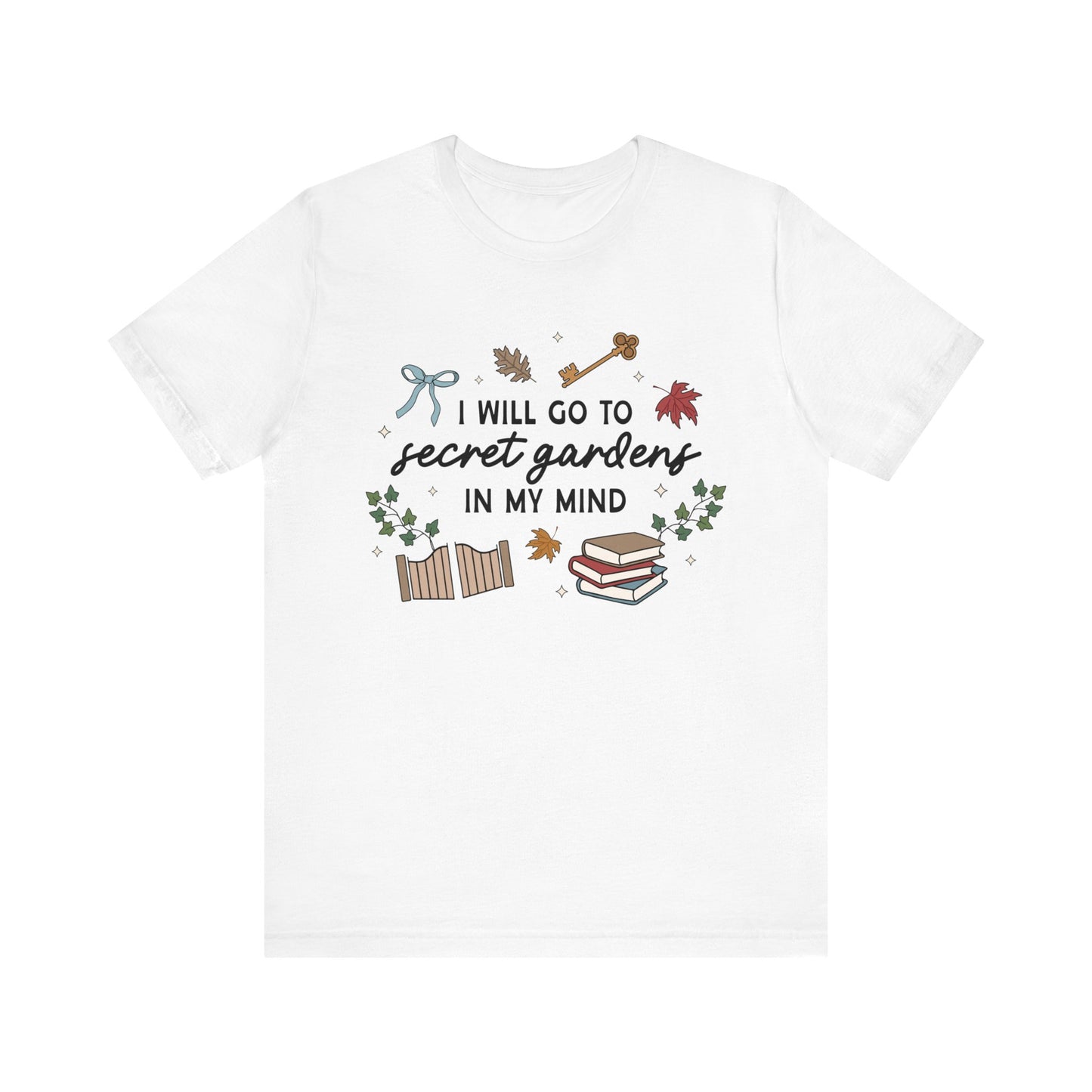 Secret Gardens In My Mind Unisex Jersey Short Sleeve Tee