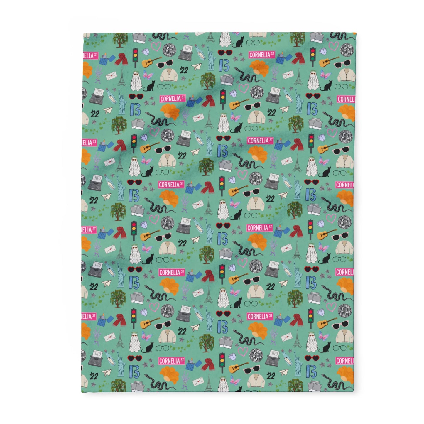 Iconic Eras Arctic Fleece Blanket - Showgirl Green