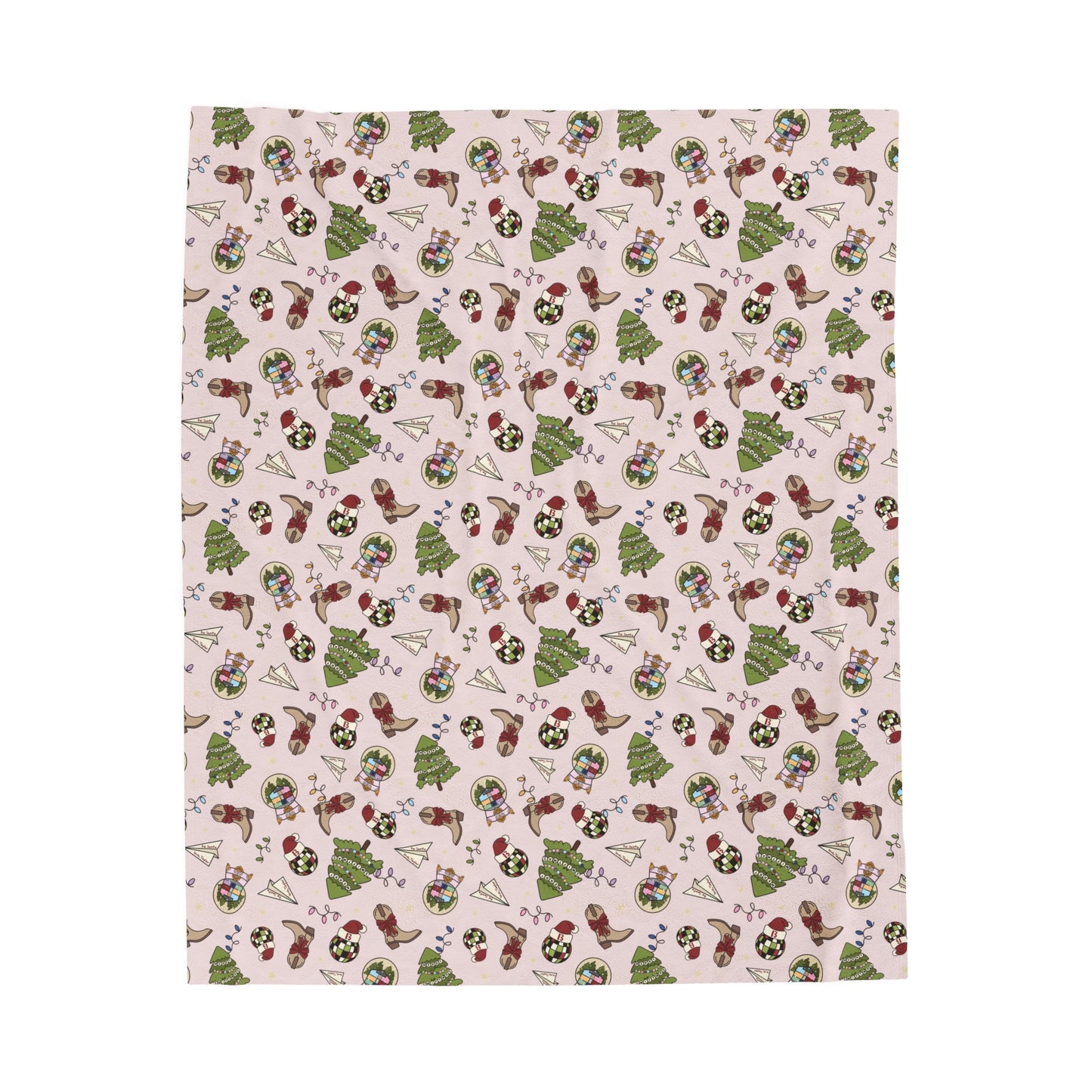 87+89 Tayvis Swiftmas Velveteen Plush Blanket