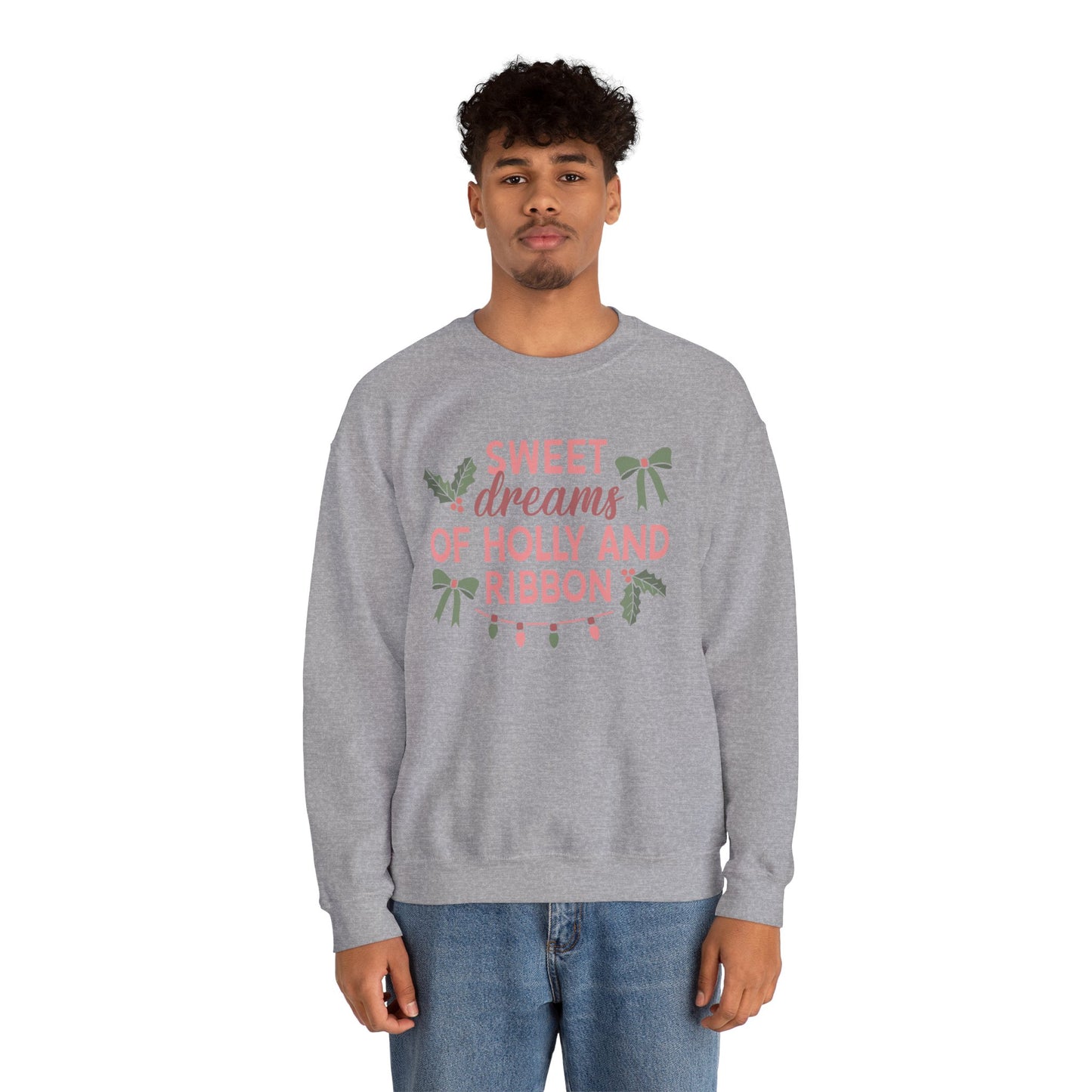 Holly and Ribbon Crewneck Sweatshirt