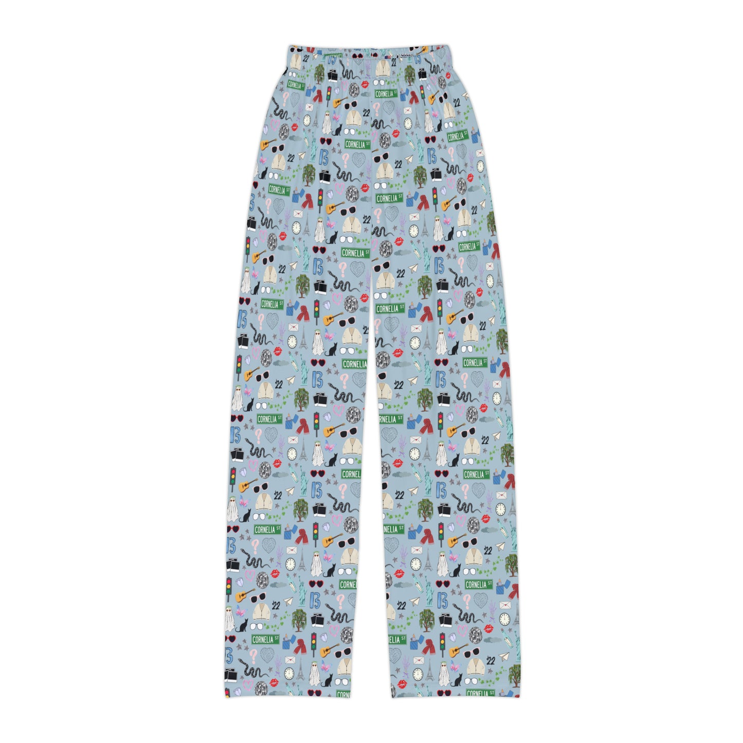 Iconic Eras Kids Pajama Pants - 1989 Blue