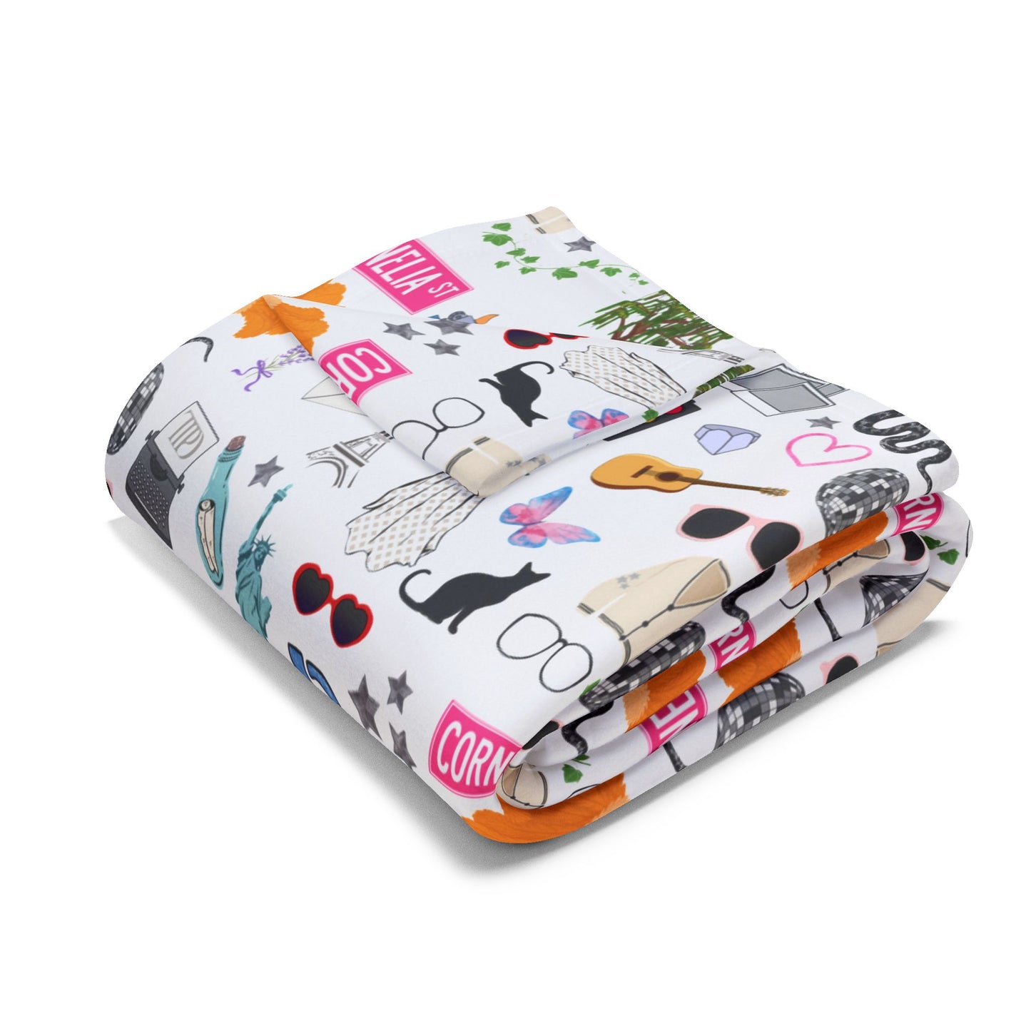 Iconic Eras Arctic Fleece Blanket - Dazzling White