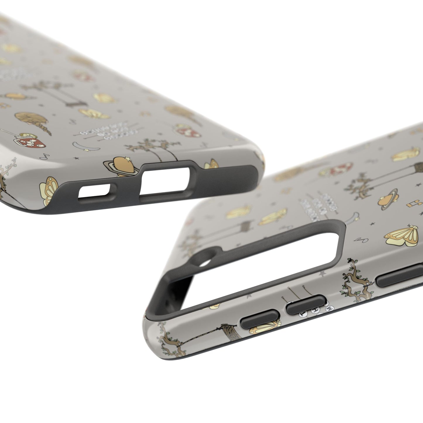 Moon and Saturn Tough Phone Case