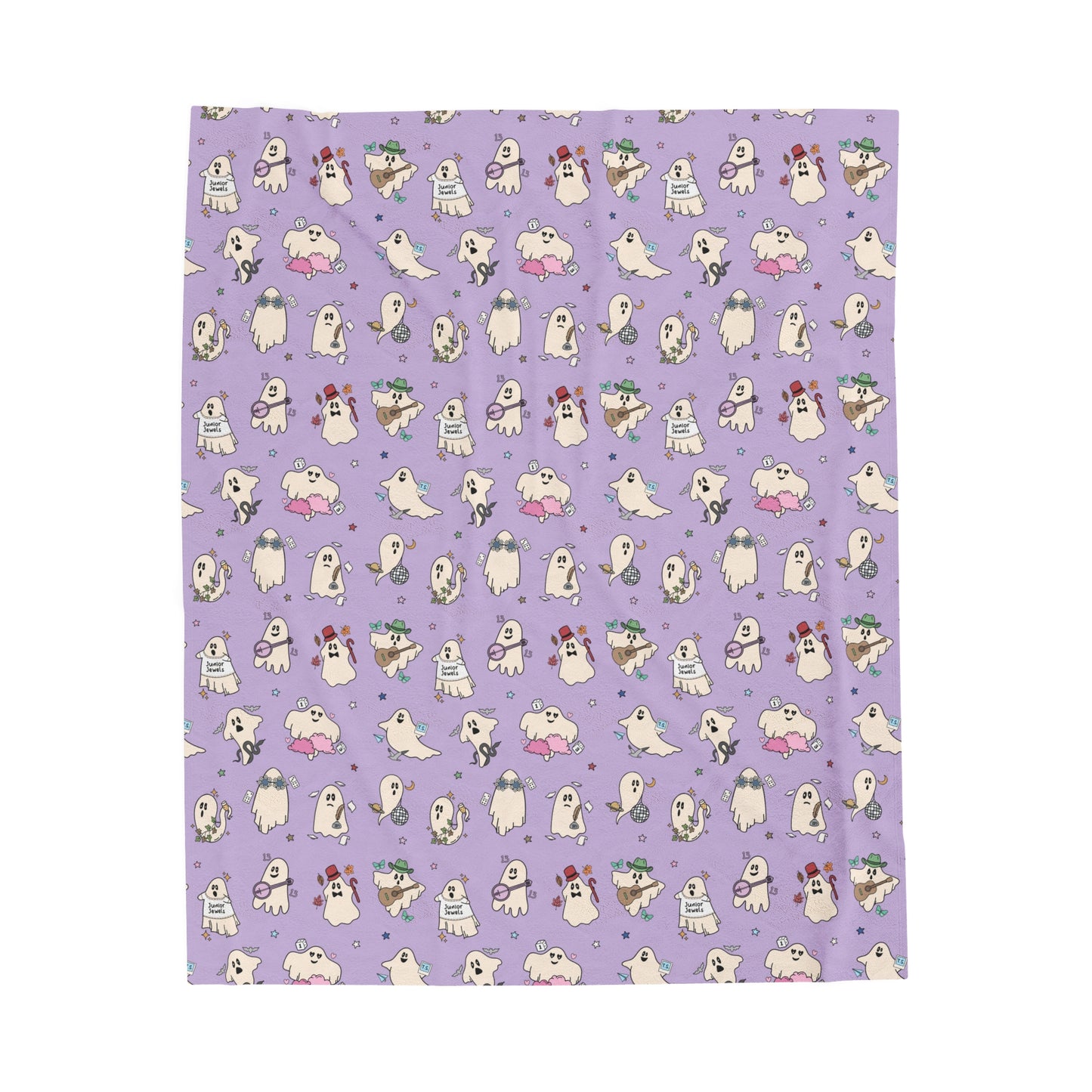 Eras as Ghosts Velveteen Plush Throw Blanket