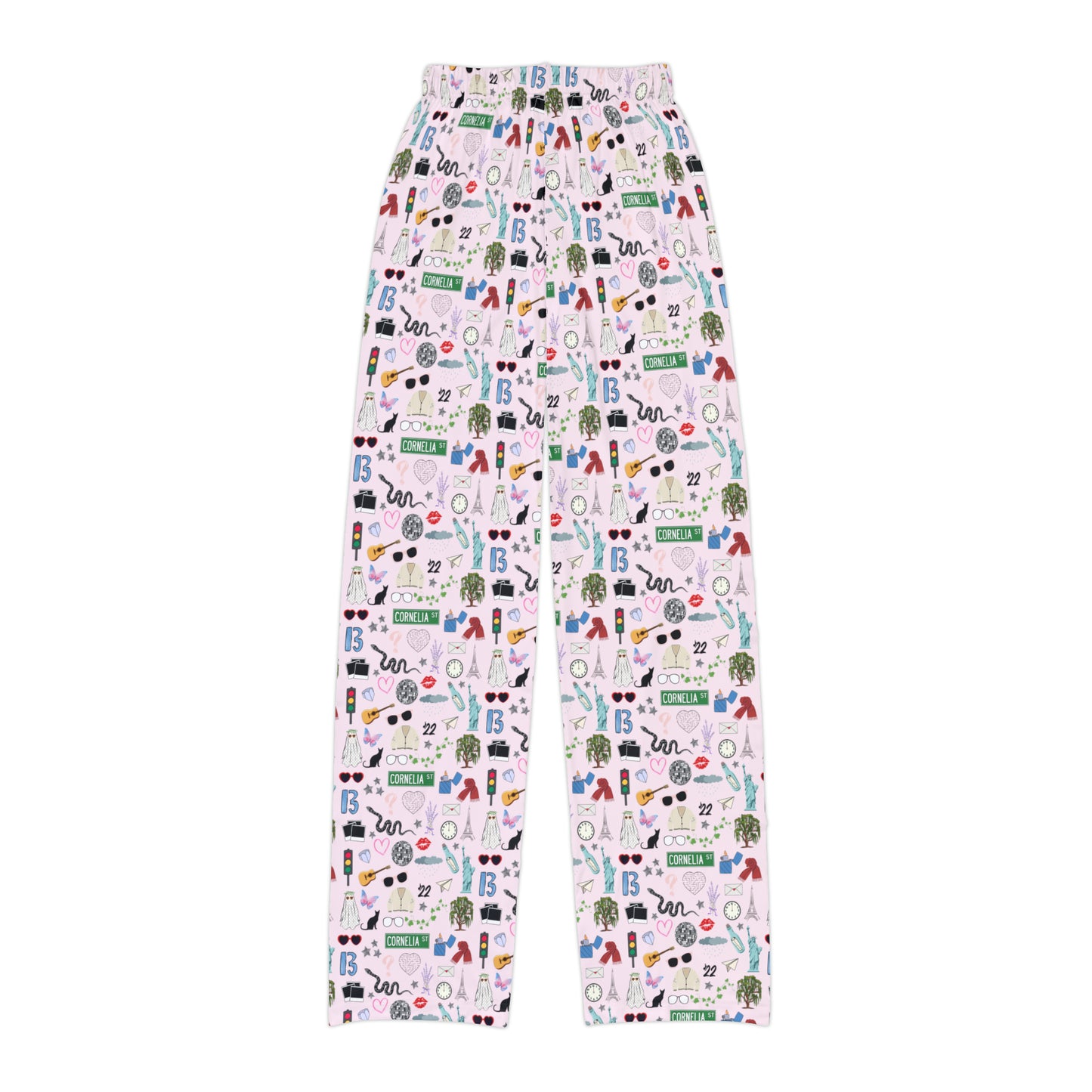 Iconic Eras Kids Pajama Pants - Lover Pink