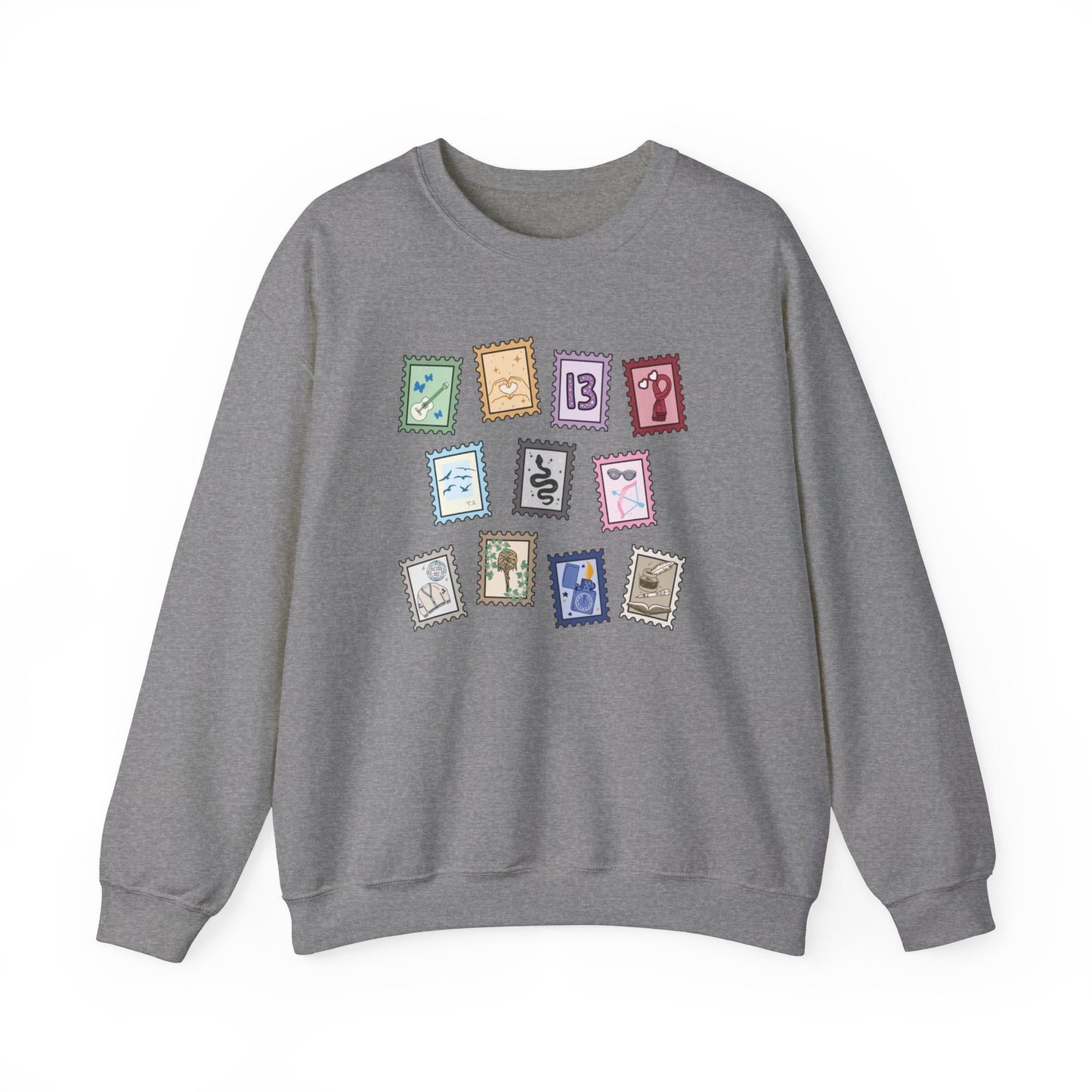 Subtle Eras Stamps Crewneck Sweatshirt