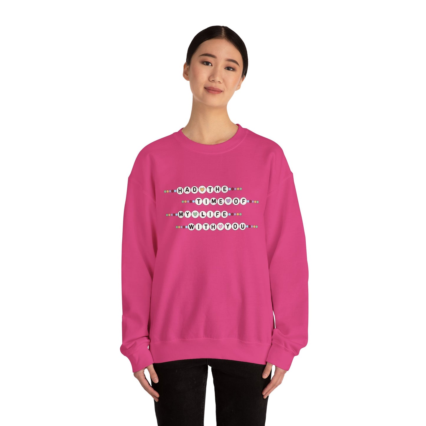 Time of My Life Friendship Bracelet Crewneck Sweatshirt