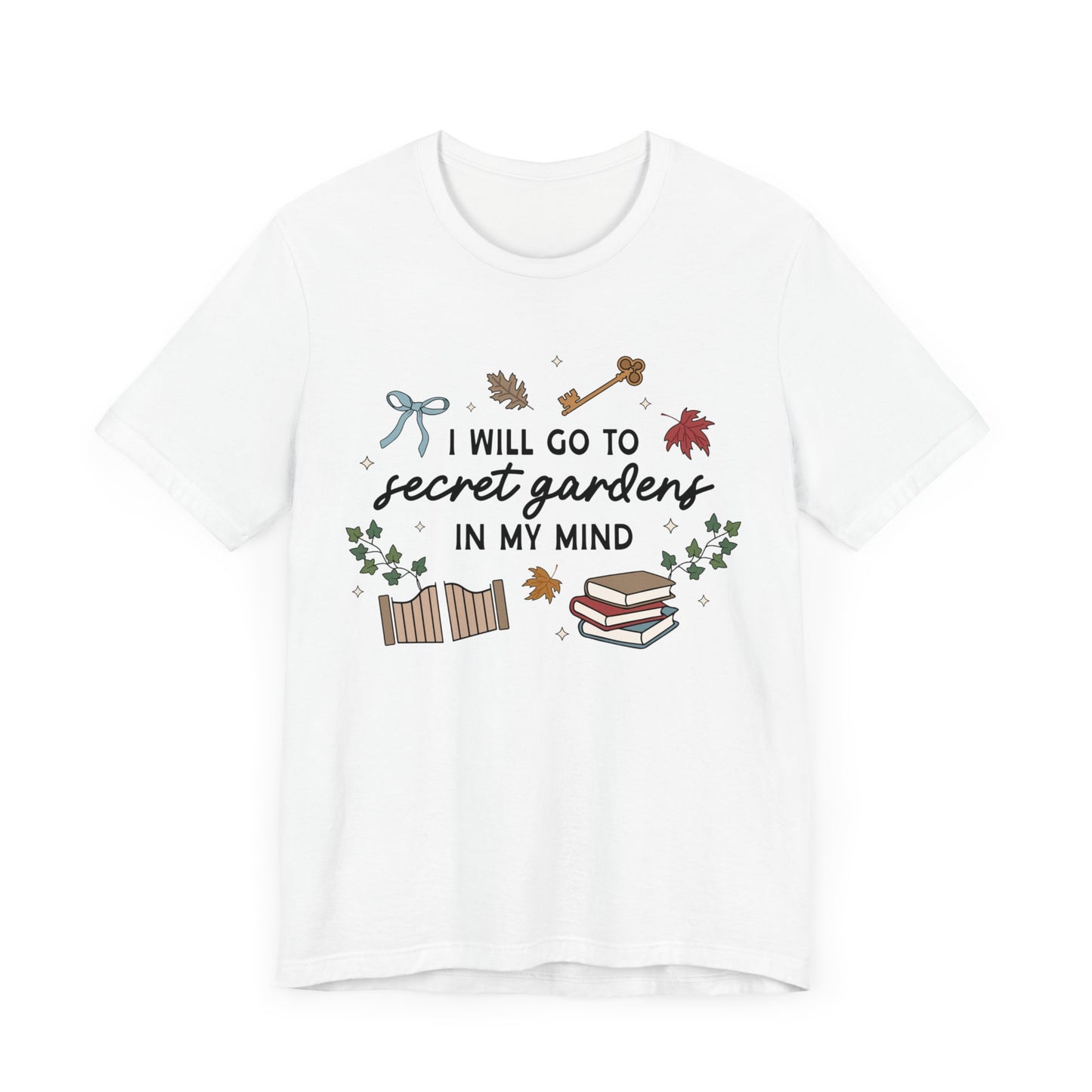 Secret Gardens In My Mind Unisex Jersey Short Sleeve Tee