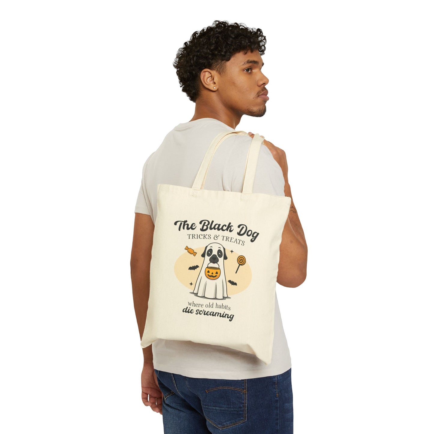 Old Habits Die Screaming Cotton Canvas Tote Bag